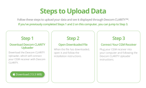 Upload Dexcom CLARITY